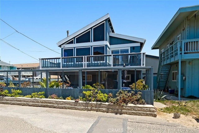 1565 Strand Way, Oceano, CA 93445 - view of front of home featuring stairway and a deck