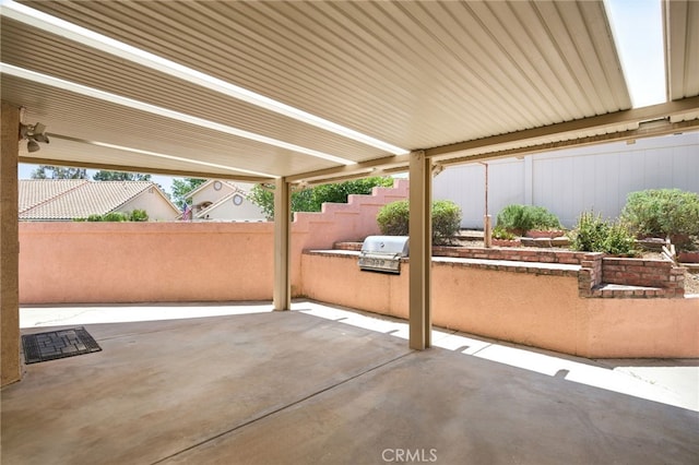 477 S Maidstone St, Banning, CA 92220 - view of patio featuring grilling area