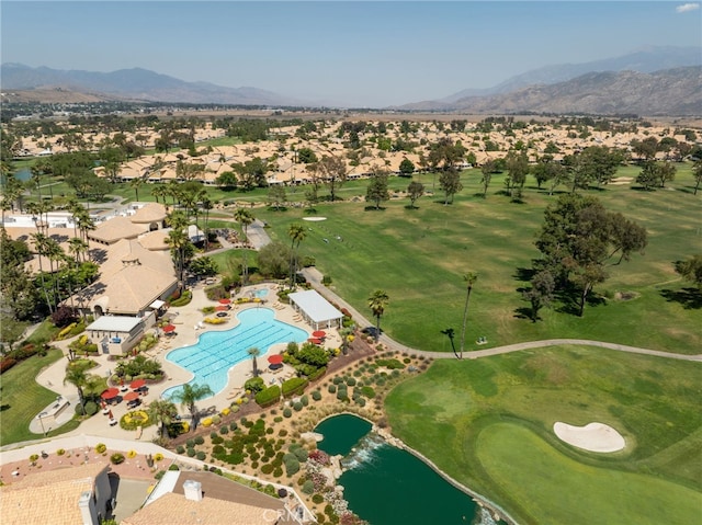 477 S Maidstone St, Banning, CA 92220 - aerial overview of property's location featuring a water and mountain view and nearby suburban area