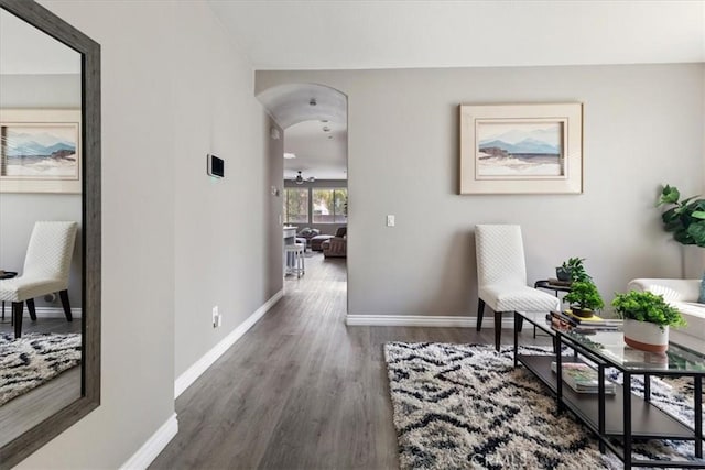 420 Deodar St, Redlands, CA 92374 - hall with wood finished floors and baseboards