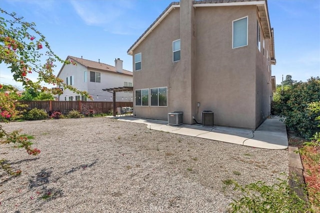 420 Deodar St, Redlands, CA 92374 - rear view of property with stucco siding, a pergola, and a patio