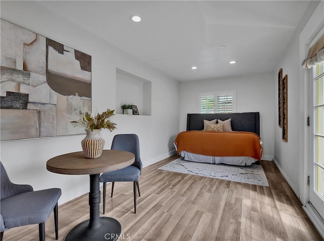 2867 Turnbull St, Oceanside, CA 92054 - bedroom with wood finished floors and recessed lighting