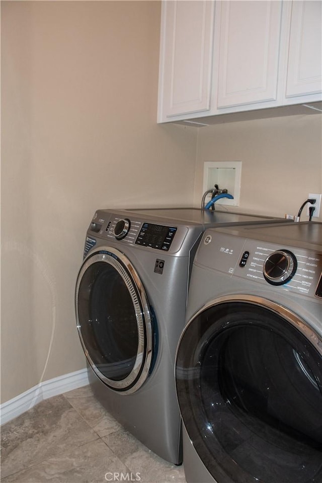 1671 Fairway Dr, Corona, CA 92883 - washroom featuring cabinet space and separate washer and dryer
