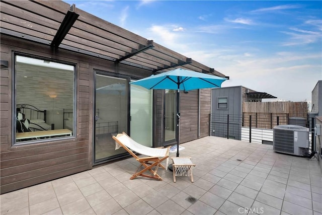 1131/2 N Manhattan Pl, Los Angeles, CA 90004 - view of patio / terrace with a pergola