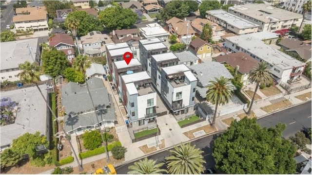1131/2 N Manhattan Pl, Los Angeles, CA 90004 - aerial view of residential area