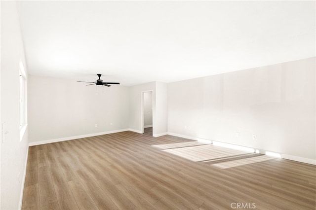 28610 Portsmouth Dr, Menifee, CA 92586 - empty room featuring wood finished floors and a ceiling fan