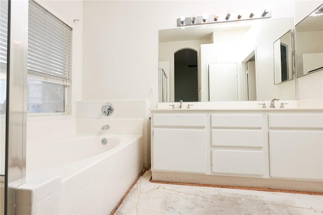 19385 Live Oak Ln, Lake Elsinore, CA 92530 - full bathroom with a bath and double vanity