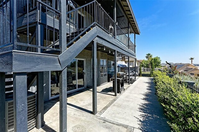 13665 Hidden Valley Rd, Victorville, CA 92395 - view of patio with grilling area