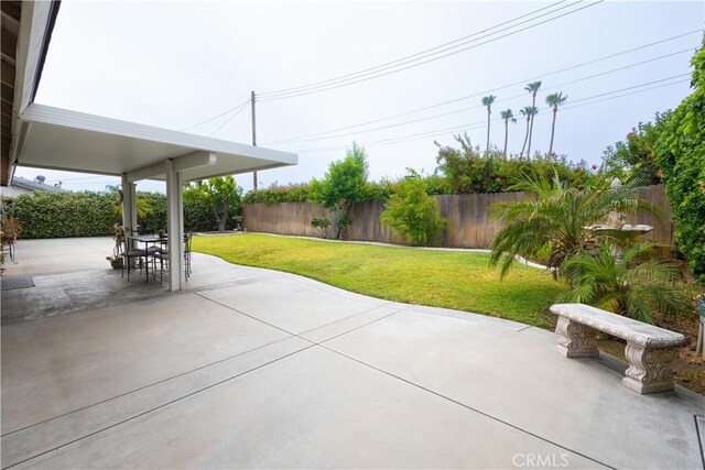 9025 La Vine St, Rancho Cucamonga, CA 91701 - fenced backyard featuring a patio area and outdoor dining space