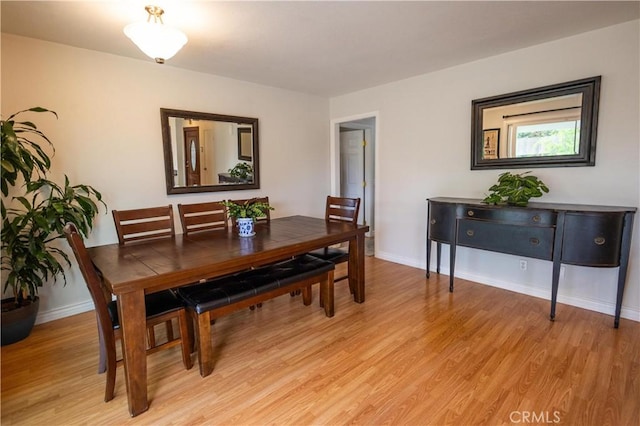 9025 La Vine St, Rancho Cucamonga, CA 91701 - dining room featuring light wood-type flooring and baseboards