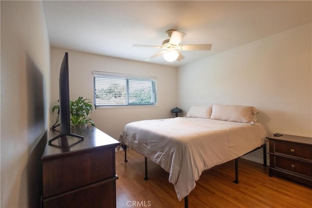 9025 La Vine St, Rancho Cucamonga, CA 91701 - bedroom with wood finished floors and ceiling fan