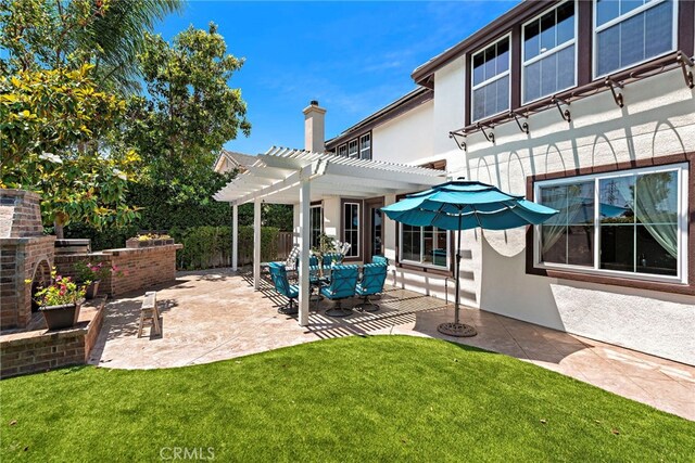 14 Downing St, Ladera Ranch, CA 92694 - view of patio / terrace featuring a pergola
