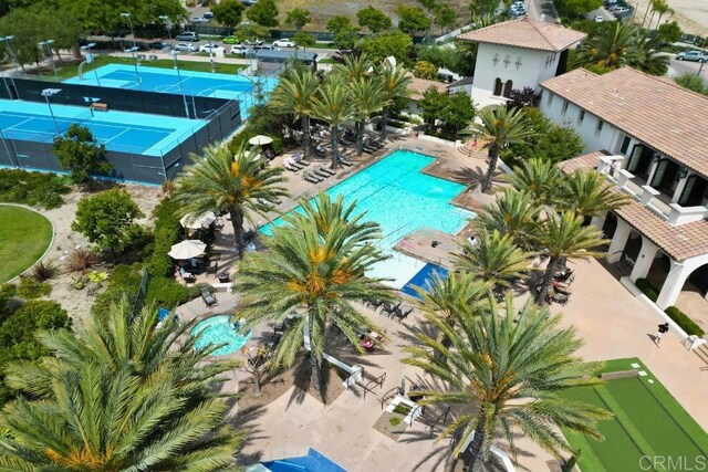 1873 El Paseo Ave, Chula Vista, CA 91913 - drone / aerial view of a pool area