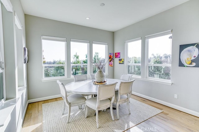 916 Trail View Pl, Nipomo, CA 93444 - dining space featuring light wood-type flooring, healthy amount of natural light, and recessed lighting