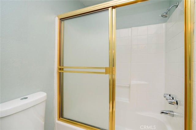 333 W Alameda Ave Unit 208, Burbank, CA 91506 - bathroom with combined bath / shower with glass door and toilet