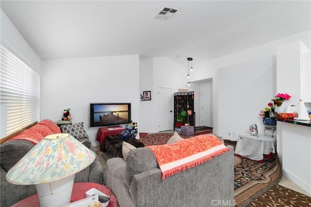 13035 Troy Ct, Victorville, CA 92395 - living area with vaulted ceiling