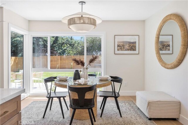 25652 Cervantes Ln, Mission Viejo, CA 92691 - dining space with wood finished floors and baseboards