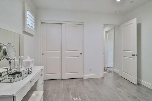 2928 Royal Ave, Simi Valley, CA 93065 - bedroom featuring light wood finished floors and a closet