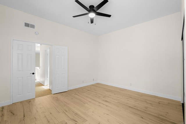 3647 Paseo Vista Famosa, Rancho Santa Fe, CA 92091 - spare room featuring light wood finished floors and ceiling fan