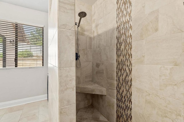 26267 Bellemore Dr, Ramona, CA 92065 - bathroom with tiled shower and baseboards
