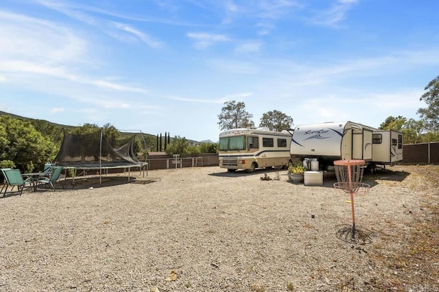 26267 Bellemore Dr, Ramona, CA 92065 - view of yard with a trampoline