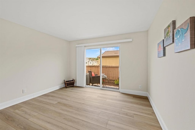 31916 Del Cielo Este Unit 38, Bonsall, CA 92003 - empty room featuring light wood finished floors and baseboards
