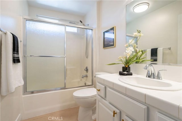 14114 Almetz Cir, Sylmar, CA 91342 - full bathroom featuring vanity and shower / bath combination with glass door