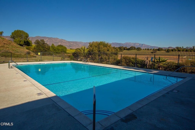 705 Alomar St, Ojai, CA 93023 - community pool with a mountain view