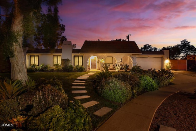 705 Alomar St, Ojai, CA 93023 - ranch-style home featuring driveway, a garage, and stucco siding