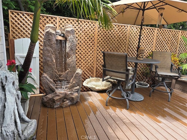 2774 Sawtelle Blvd, Los Angeles, CA 90064 - view of wooden terrace
