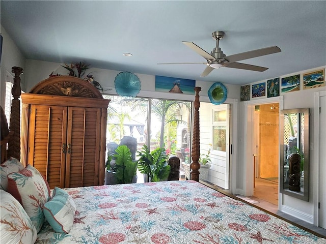 2774 Sawtelle Blvd, Los Angeles, CA 90064 - bedroom with multiple windows and a ceiling fan