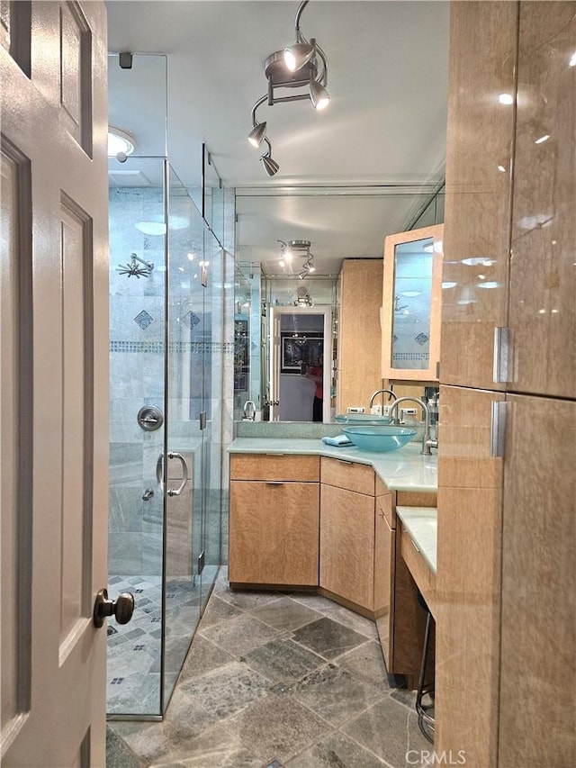 2774 Sawtelle Blvd, Los Angeles, CA 90064 - bathroom featuring a stall shower and vanity
