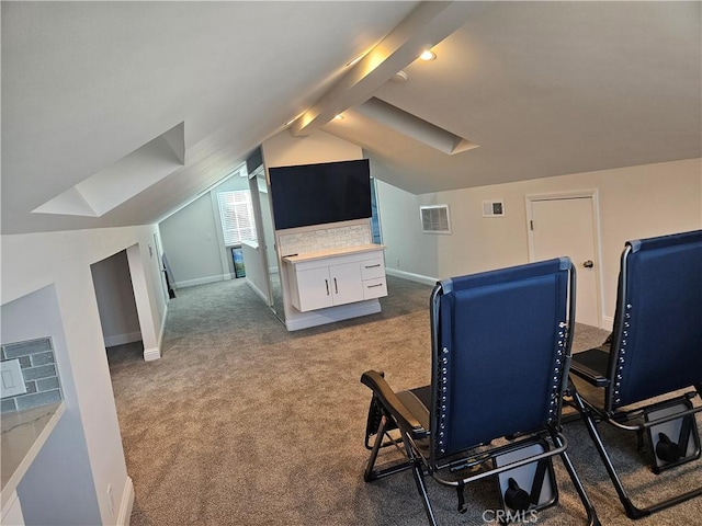 2774 Sawtelle Blvd, Los Angeles, CA 90064 - carpeted cinema room with a skylight