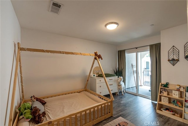 7019 Passons Blvd, Pico Rivera, CA 90660 - bedroom featuring access to outside and wood finished floors