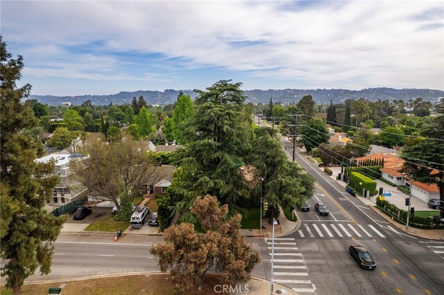 14060 Chandler Blvd, Sherman Oaks, CA 91401 - drone / aerial view of a mountainous background
