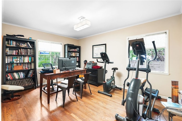 14060 Chandler Blvd, Sherman Oaks, CA 91401 - office space with light wood-style floors and ornamental molding