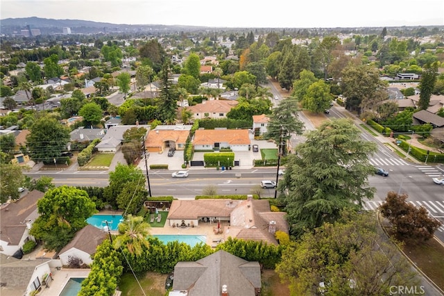 14060 Chandler Blvd, Sherman Oaks, CA 91401 - drone / aerial view of a pool