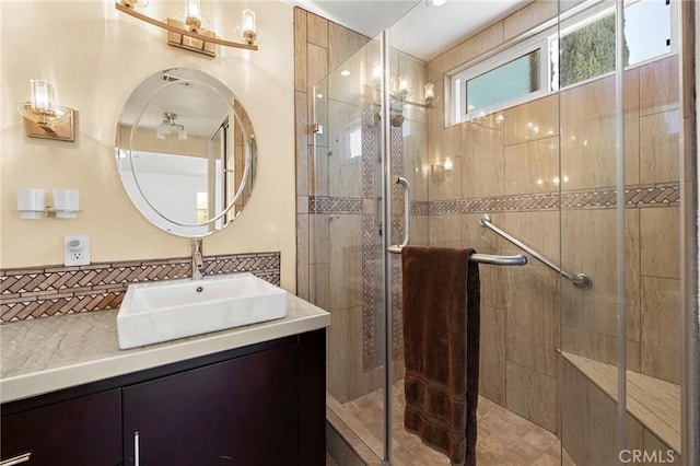 33087 Corte Ganso, Temecula, CA 92592 - full bathroom with vanity and a shower stall