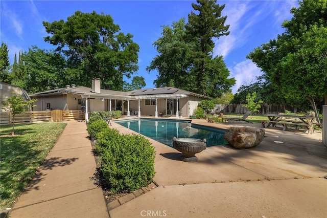 7 Calgary Ln, Chico, CA 95926 - view of swimming pool featuring a patio