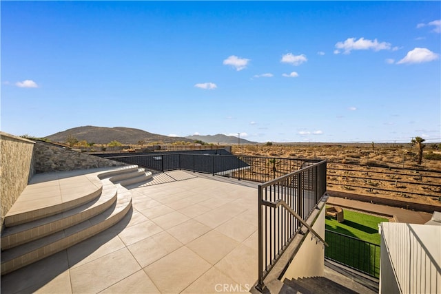 62290 Crestview Dr, Joshua Tree, CA 92252 - patio / terrace with a mountain view