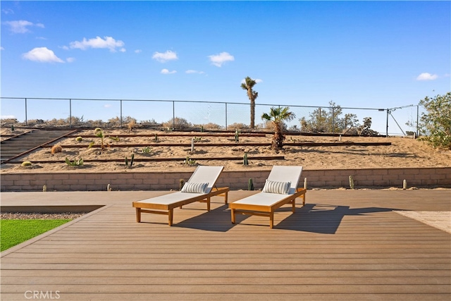 62290 Crestview Dr, Joshua Tree, CA 92252 - view of wooden terrace