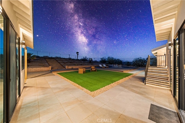 62290 Crestview Dr, Joshua Tree, CA 92252 - view of yard featuring a patio