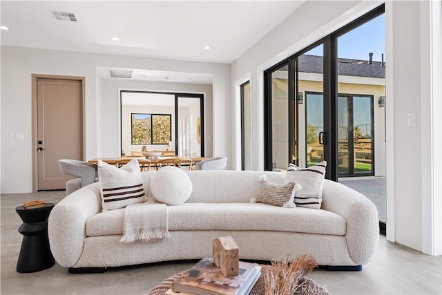 62290 Crestview Dr, Joshua Tree, CA 92252 - living room with healthy amount of natural light and recessed lighting