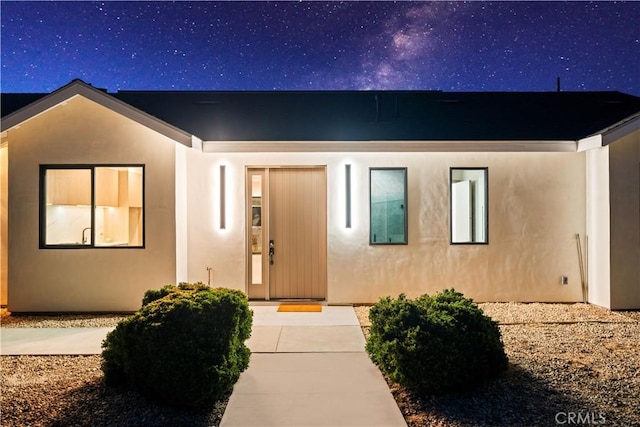 62290 Crestview Dr, Joshua Tree, CA 92252 - view of front of home featuring stucco siding