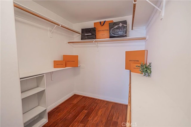 26511 Brooks Cir, Stevenson Ranch, CA 91381 - spacious closet with wood finished floors