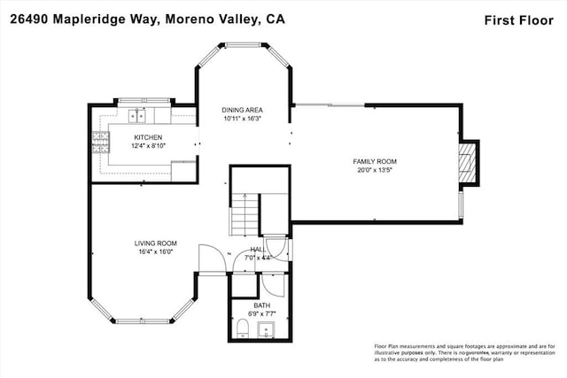26490 Mapleridge Way, Moreno Valley, CA 92555 - view of floor plan / room layout