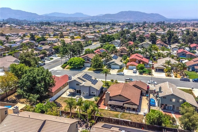 26490 Mapleridge Way, Moreno Valley, CA 92555 - aerial view of residential area featuring a mountainous background