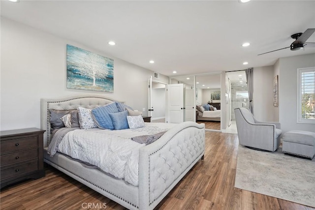 11533 Poppyglen Ct, Moorpark, CA 93021 - bedroom featuring wood finished floors and recessed lighting