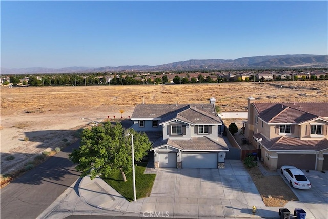 4604 Trojan Ct, Lancaster, CA 93536 - view from above of property with a mountain backdrop