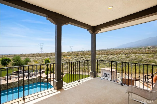 5156 Branding Iron Pl, Rancho Cucamonga, CA 91739 - balcony with a mountain view